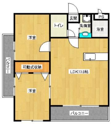 セレナ長池 間取り図