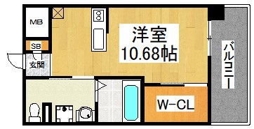 リズィエール 間取り図