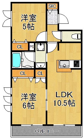 パルクヴェール 間取り図