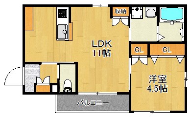 Beメゾン 間取り図