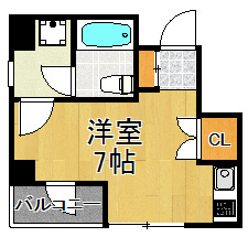 パディハウス 203号室 間取り