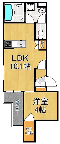 大師ヒルズ参番館 303号室 間取り