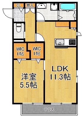 アークガレリア 101号室 間取り