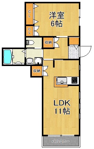 エスコート上末吉 間取り図