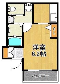 ラフィネ 101号室 間取り
