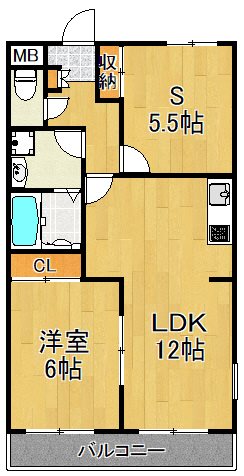 新川崎シティスクエア 201号室 間取り