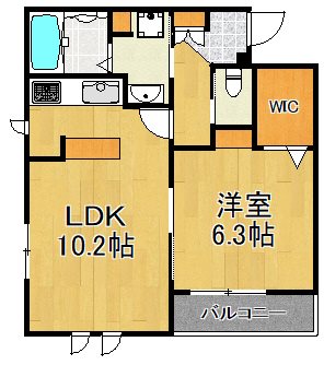 パール　メゾン 201号室 間取り