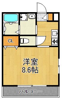 メゾン夢見ヶ崎 間取り図