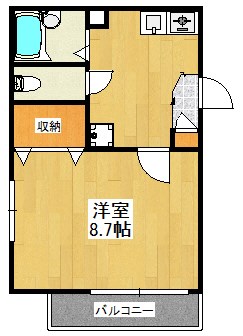 ノイン多摩川 201号室 間取り