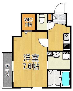 MAISON DE BON 101号室 間取り