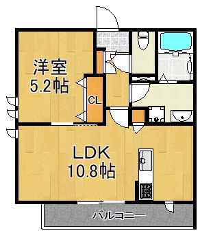 ヴァンベールM 301号室 間取り