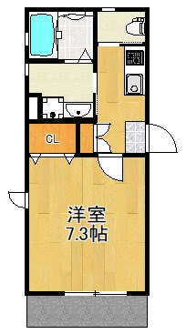 ヘーベルメゾン 202号室 間取り