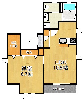 ヘーベルメゾン 301号室 間取り