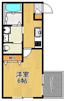 CELEN PLAISIR 203号室 間取り