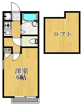 グランヴェールみゆき公園 207号室 間取り