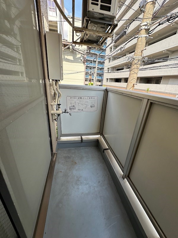 花月しろがねコーポ ベランダ