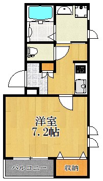 スフォルツァンド 302号室 間取り