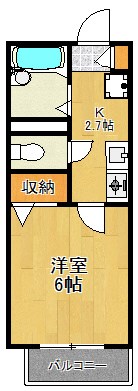 ネージェ 201号室 間取り