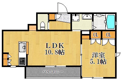 maison Ikebata 201号室 間取り