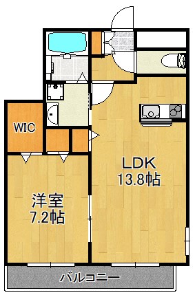 アネシス・ヴィラ 206号室 間取り