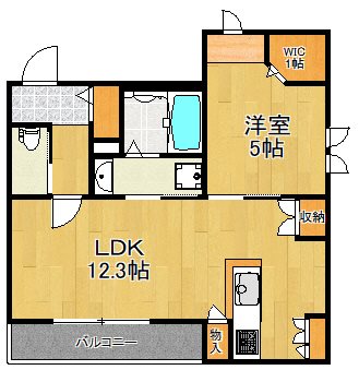 コンフォートピア 205号室 間取り