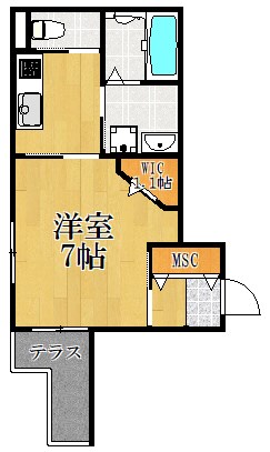 大師ヒルズ参番館 103号室 間取り
