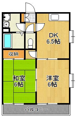 ベルドミール宮崎 101号室 間取り
