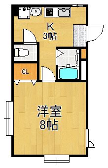 マーヴェル下北 206号室 間取り
