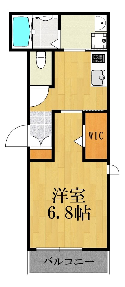 ウェスティコーダ 202号室 間取り
