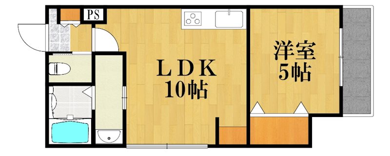 メゾン天空橋 303号室 間取り