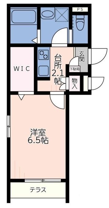 Secure House North 102号室 間取り