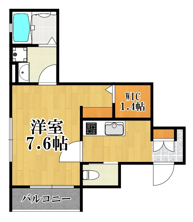 Maison de ruelle 302号室 間取り