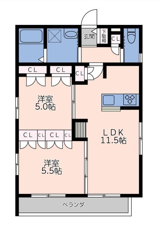 プレジール大師  間取り