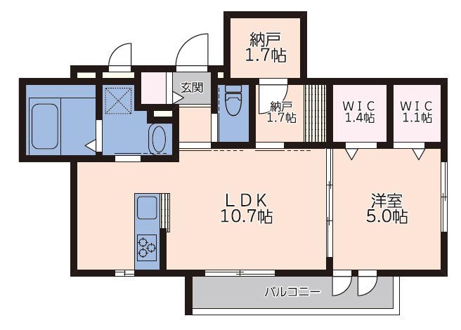 サウスサイドMKD 302号室 間取り