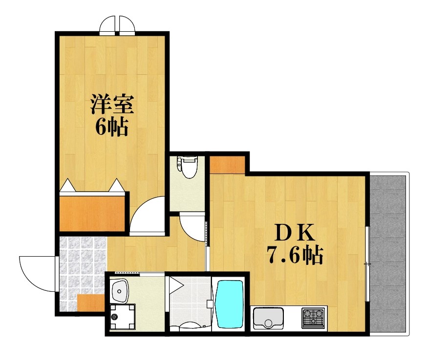 ヘーベルメゾン新川崎 101号室 間取り
