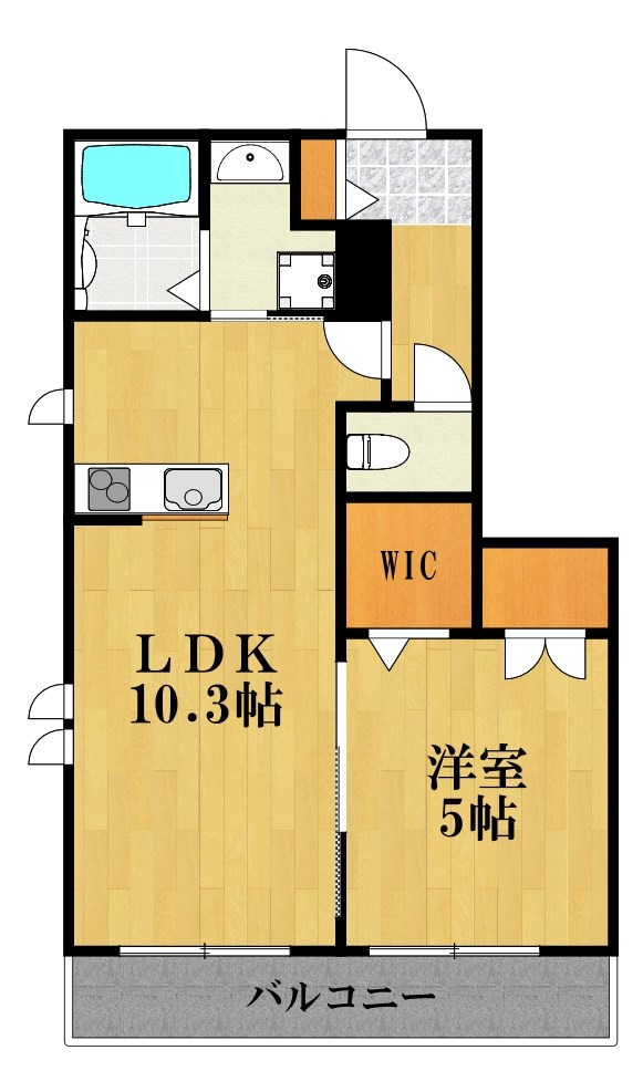 ヘーベルメゾン壱番館 間取り図