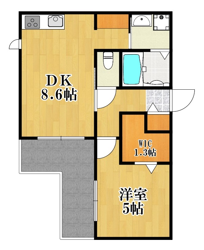 ヘーベルメゾン壱番館 103号室 間取り