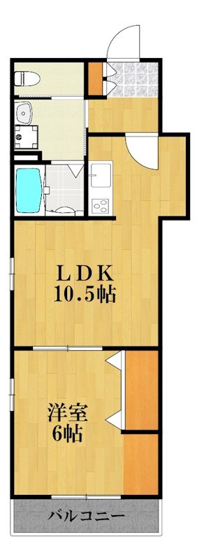 St.Forest　(セント・フォレスト) 204号室 間取り