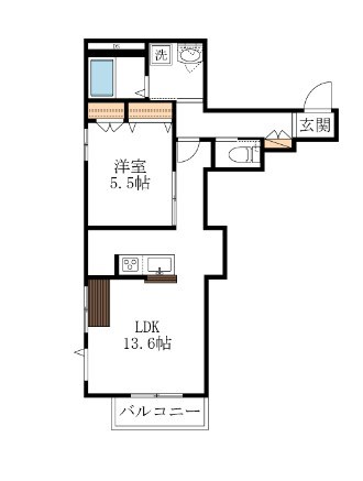 パルドエル 301号室 間取り