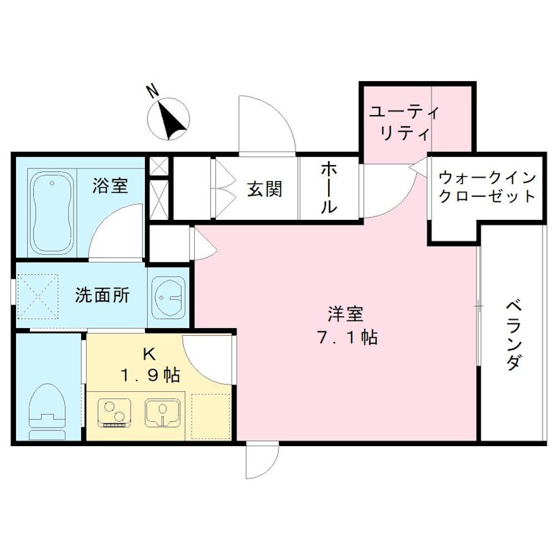 へーベルメゾン渡田新町Ⅱ 間取り