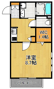 アーク・テラス 101号室 間取り