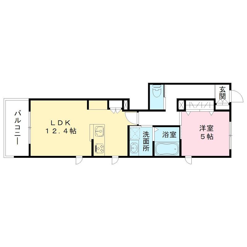 La mer de Daishi 402号室 間取り