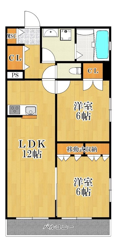 JUNTOKU 202号室 間取り