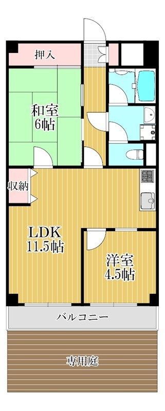 ニックハイム東寺尾第2 間取り
