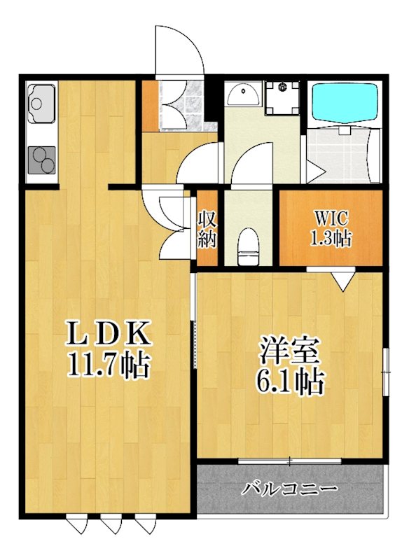 リビオン 301号室 間取り