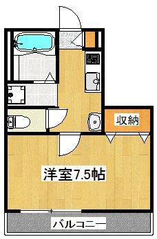 レジデンス幸 302号室 間取り