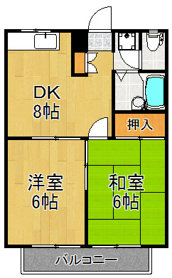 グリーンパレス 101号室 間取り