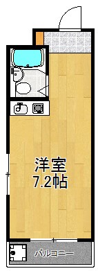 オーシャンブリーズ生麦 203号室 間取り