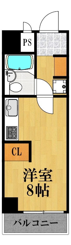 ダイアパレス生麦 503号室 間取り
