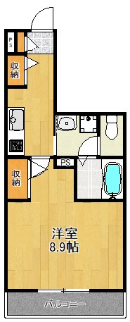 アスリュクス宮前平 203号室 間取り